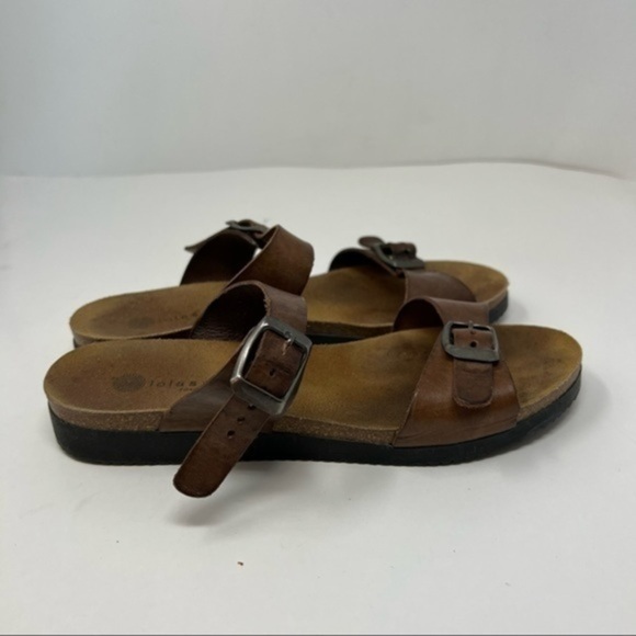 LOLA Sabbia slide leather Sandals size 37 - Picture 2 of 5